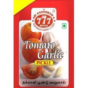 777 Tomato Garlic Pickle 8 Grams Strip Of 20 Nos