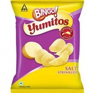 Bingo Yumitos Potato Chips - Original Style, Salt, 35 gm