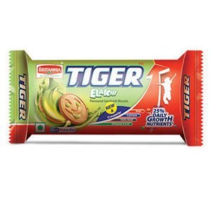 Britannia Tiger Cream Biscuits – Elaichi, 43 gm Pouch