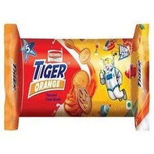 Britannia Tiger Cream Biscuits – Orange, 43 gm Pouch