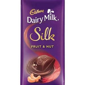 Cadbury Dairy Milk Silk Fruit & Nut Chocolate Bar, 55 gm