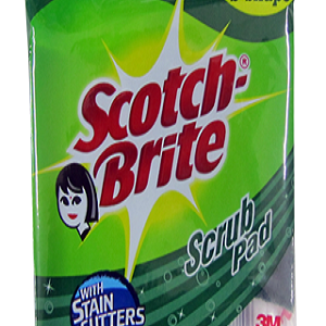 Scotch Brite Scrub Pad Regular S Shape, 7.5 cm X 10 cm