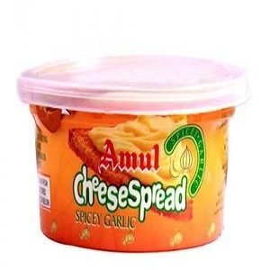 Amul Cheese Spread – Spicy Garlic, 200 gm Box