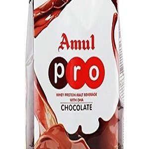 Amul Pro Whey Protein Malt Beverage With DHA Chocolate 500 Grams Pouch