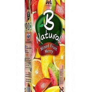 B Natural Juice Mixed Fruit Merry 1 Litre Carton
