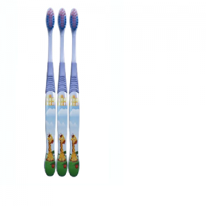 Mee Mee Assorted Baby Toothbrush Blue Plain 3 Pcs