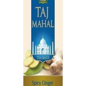 Taj Mahal Tea Bags Spicy Ginger 25 Pcs