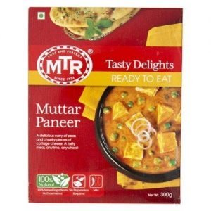 MTR Ready to Eat, Muttar Paneer, 300g Carton