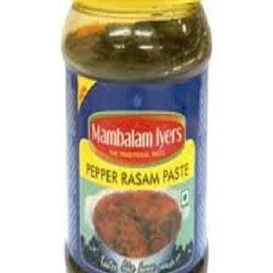 Mambalam Iyers Paste – Pepper Rasam, 200 gm Bottle