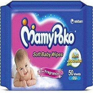 Mamy Poko Baby Wipes, 100 pcs Pouch