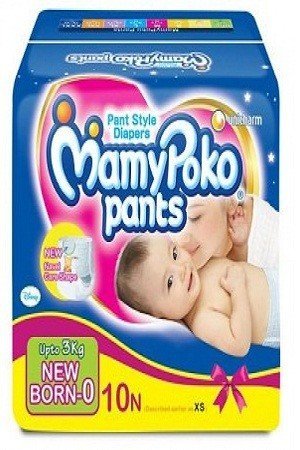 MamyPoko Extra Absorb Diaper – Pant Style (Fits baby with 9-14 kg weight)  Large, 50 Diapers