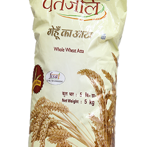 Patanjali Whole Wheat Atta, 5 kg