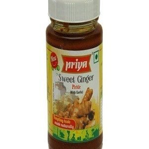 Priya Pickle – Sweet Ginger (Without Garlic), 300 gm Bottle