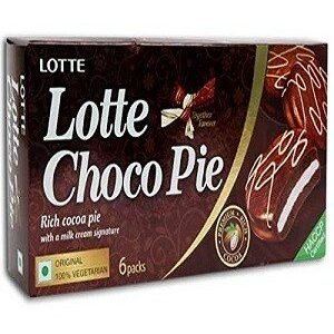Lotte Choco Pie With Rich Cocoa 168 Grams