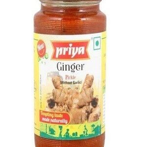 Priya Ginger Pickle Without Garlic 300 Grams