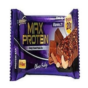 Ritebite Max Protein Energy Packed Protein Bar – Choco Fudge, 75 gm Carton ( Pack of 6 )