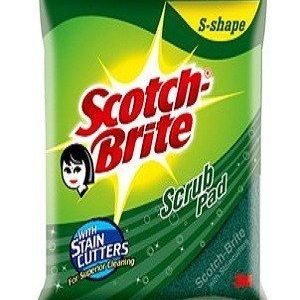 Scotch Brite S-Shape Scrub Pad 3M