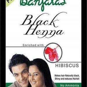 Banjaras Black Henna With Hibiscus 50 Grams Carton