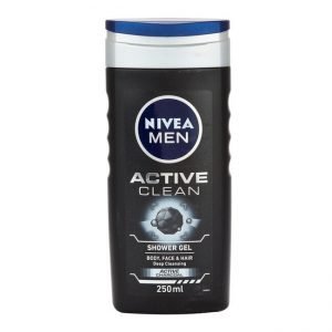 Nivea Shower Gel Active For Men 250 Ml Bottle