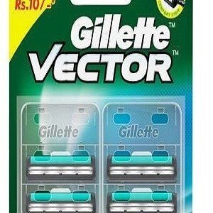 Gillette Vector 3 Manual Shaving Razor Blades Cartridge 4 Pcs Carton