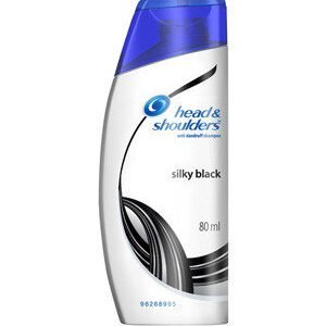 Head And Shoulder Anti Dandruff Shampoo And Silky Black 72 Ml Bottle