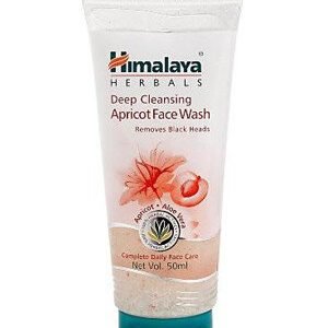 Himalaya Face Wash Deep Cleaning Apricot 50 Ml Tube