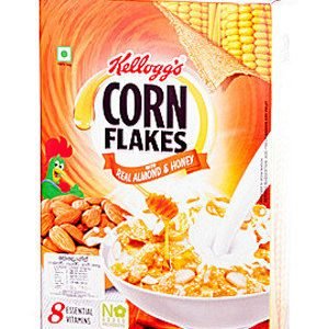 Kelloggs Corn Flakes – Almond, 650 gm Carton