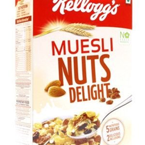 Kelloggs Muesli Nuts Delight, 500 gm Carton