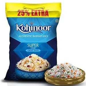 Kohinoor Basmati Rice – Super Value, 25% Extra, 1 kg