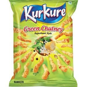 Kurkure Namkeen Green Chutney Rajasthani Style 21.5 gm