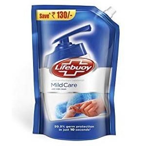 Lifebuoy Hand Wash Mild Care Milk Cream 750 Ml