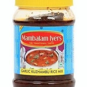 Mambalam Iyers Garlic Kuzhambu Rice Mix 200 Grams Bottle