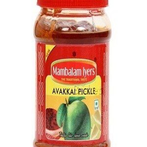 Mambalam Iyers Pickle – Mango, 500 gm Bottle