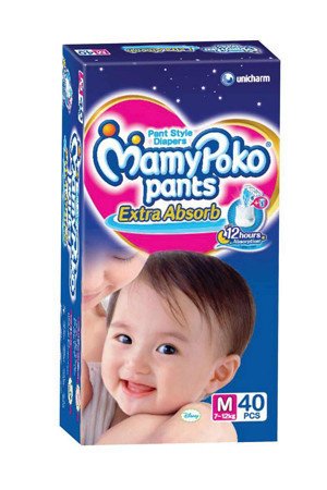 Buy MamyPoko Blue Baby Diapers Medium 36 pc Online at Best Prices in India   JioMart