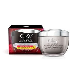 Olay Skin Cream Anti Ageing Revitalising Hydration Regenerist Advanced Day Cream 50 Grams Bottle
