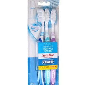 Oral B Tooth Brush Sensitive Super Thin Extra Soft Combi Buy 2 Get 1 Free