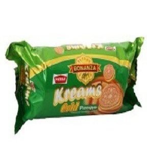 Parle Biscuits – Magix Kream Pineapple, 50 gm Pouch