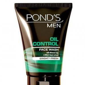 Ponds Face Wash Men Oil Control 100 Grams Tube Bright Fresh