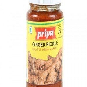 Priya Pickle - Ginger, 300 gm Bottle