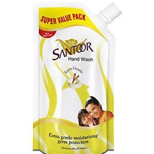 Santoor Handwash Extra Gentle Super Saver 215 Ml Pouch