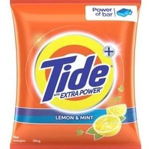 Tide Plus Detergent Washing Powder - Extra Power Lemon & Mint, 2 kg