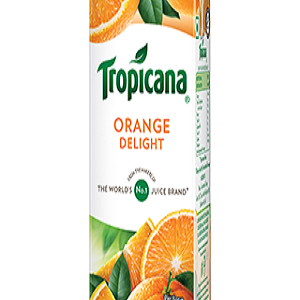 Tropicana Delight Fruit Juice Orange 200 Ml Tetra Pack of 30