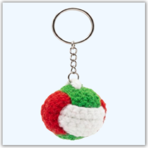 Handmade Crochet Keychain Ball