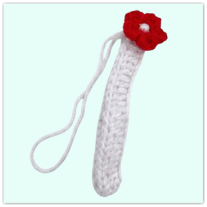 Handmade Crochet Mobile Charm Front View Image Return Gift Crochet Mobile Charm