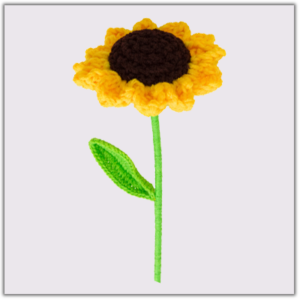 Handmade Crochet Sunflower Big