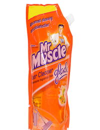 Mr. Muscle Floor Cleaner – Citrus, 500 ml Pouch