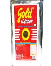 Gold Winner Refined Oil – Sunflower Horeca, 15 kg Tin