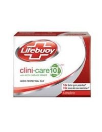 Lifebuoy Soap Bar Clini Care 10 Complete 125 Grams Carton Pack Of 3