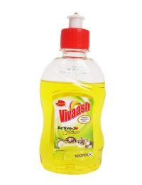 Vivaash Dish Wash Gel Lime Utensil Cleaner Concentrate 250 Ml