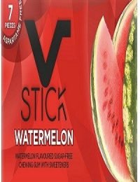 V Stick Watermelon Flavoured Sugar Free Chewing Gam 7 Pieces